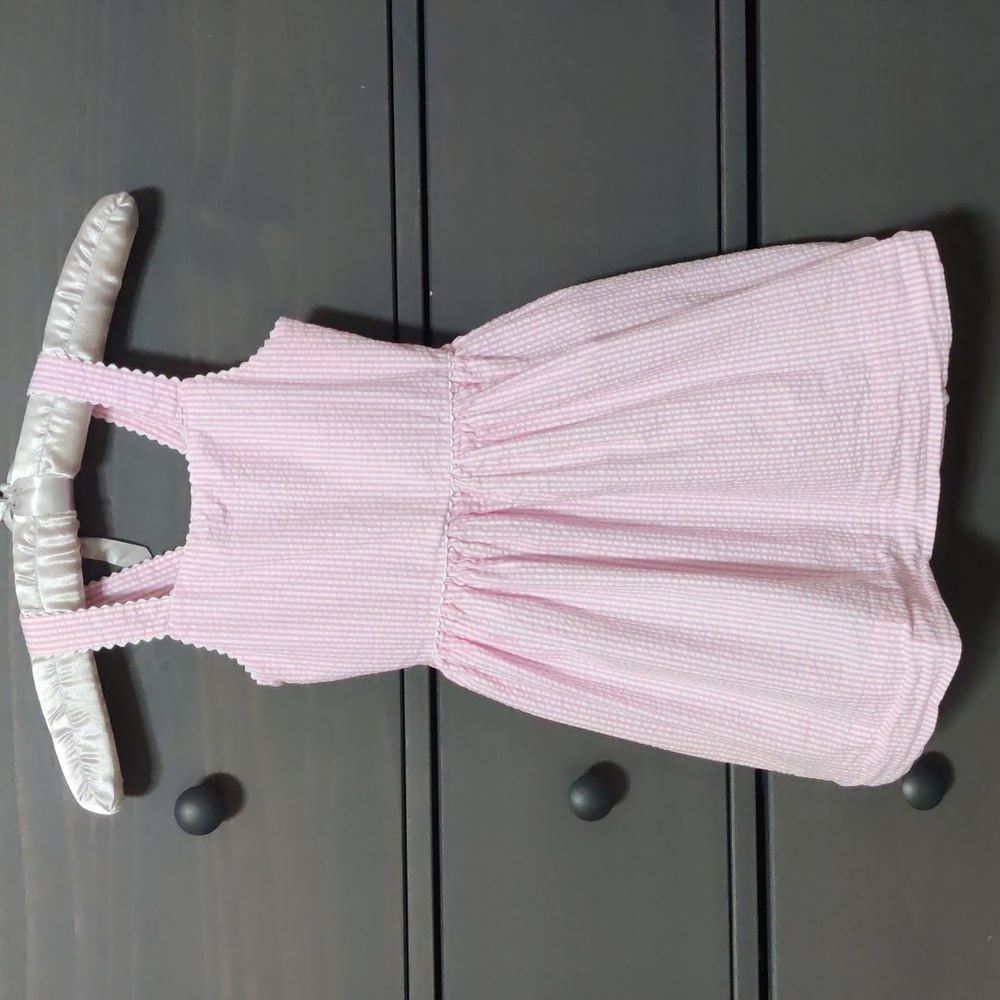 COPY - Ralph Lauren pink seersucker dress 4T